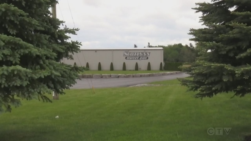 A video grab of a Scotlynn Group facility.