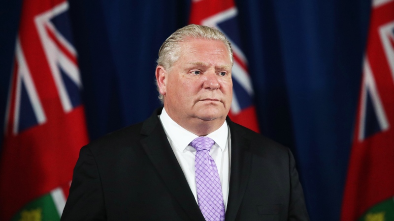 Ontario Premier Doug Ford is seen in this photo taken at Queen's Park on June 1. (The Canadian Press)