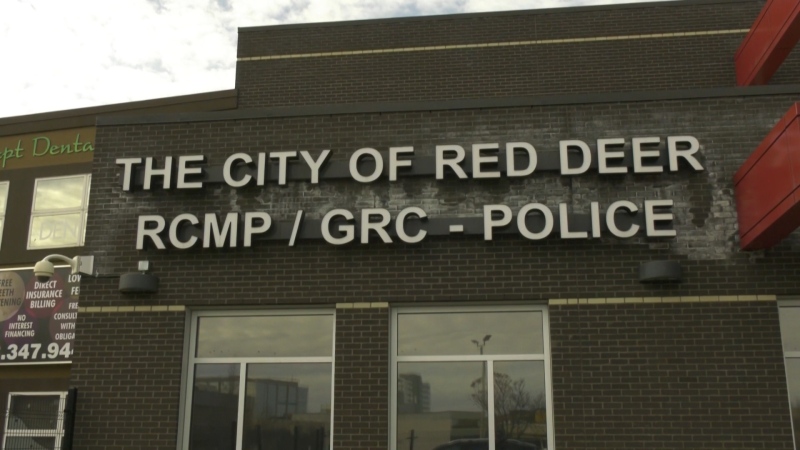 Red Deer RCMP office. (CTV News Edmonton)