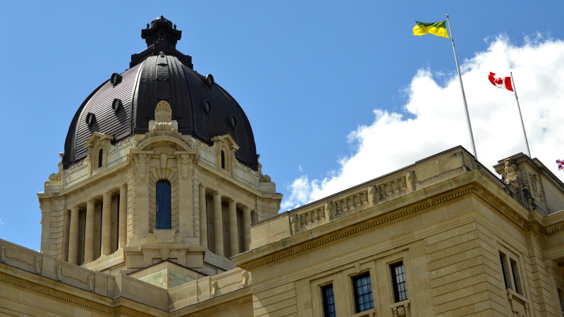 The dome of the Saskatchewan Legislative Building is seen in this file image. (Brendan Ellis/CTV News)