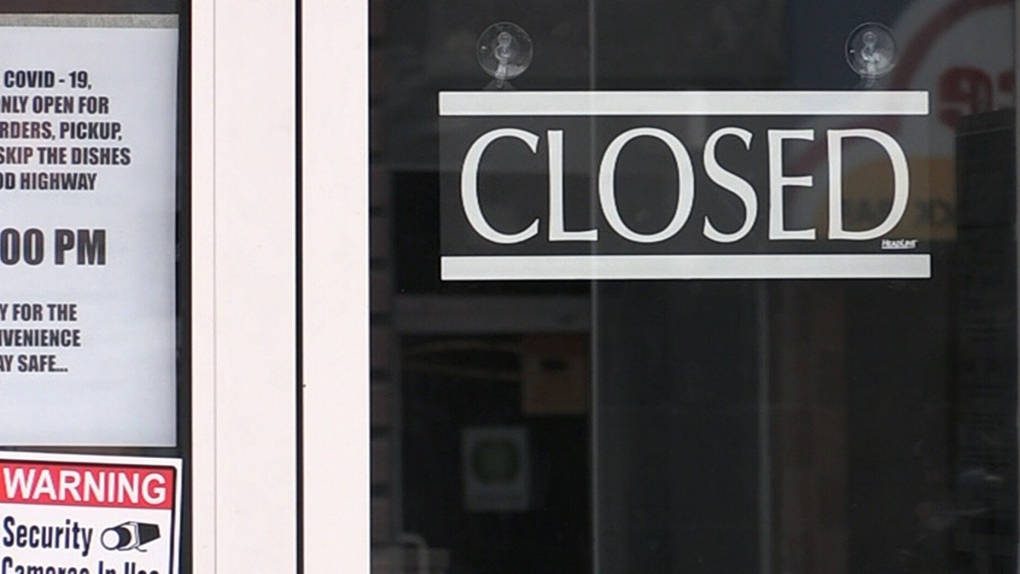 Store closed sign