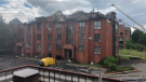 A fire is out at a condo building on rue de Morency in Gatineau, June 6, 2020. (Photo courtesy of Melanie Brousseau)