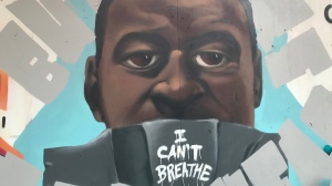 Murals In Tribute To George Floyd Black Lives Matter Movement Painted In Toronto Ctv News