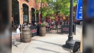 The Grand Pizzeria in the ByWard Market says it was fined $880 for allowing people to sit on the patio on Sunday. (Photo submitted by 580 CFRA listener). 