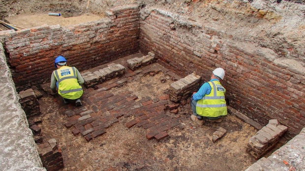 A team of archeologists may have discovered the oldest purpose-built theatre in London beneath a construction site in Whitechapel, U.K.