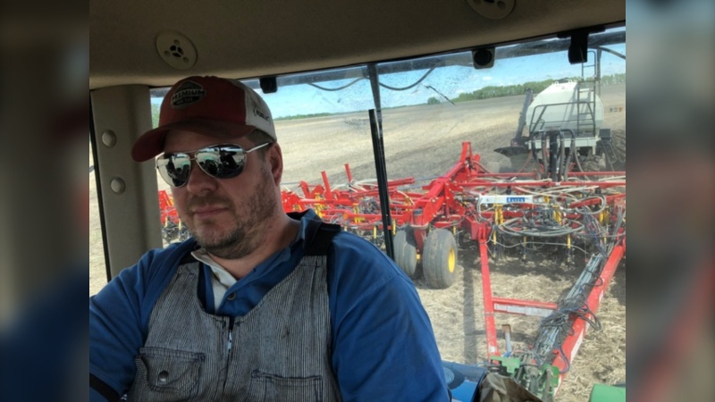 Smeaton farmer Ryan Reid says his land has some wet spots after a late thaw and rains.