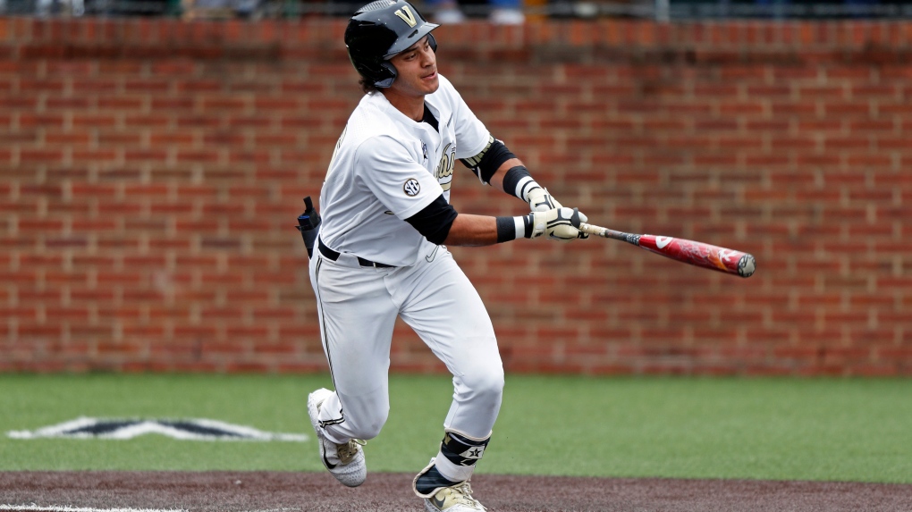 Blue Jays take Vanderbilt shortstop Austin Martin with No. 5 pick