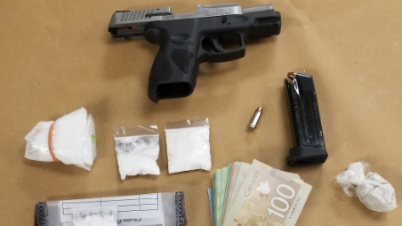 Weapon and drugs seized by London Police