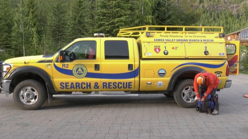 Comox Valley Search and Rescue was called around 5:20 p.m. Sunday when the couple became lost. (CTV News)
