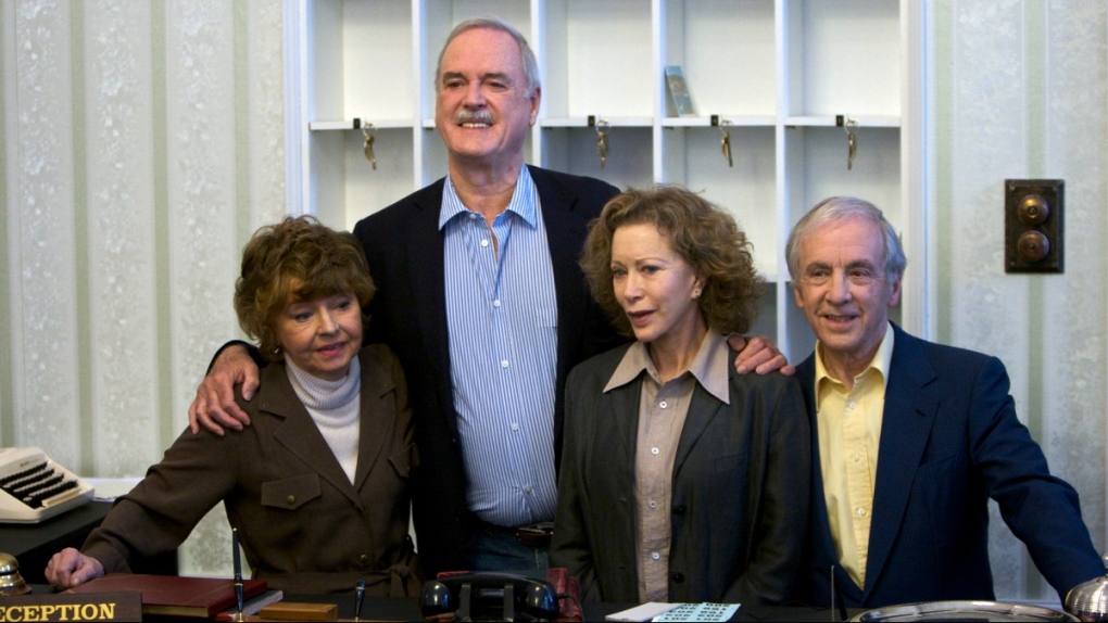 The cast of Fawlty Towers in 2009