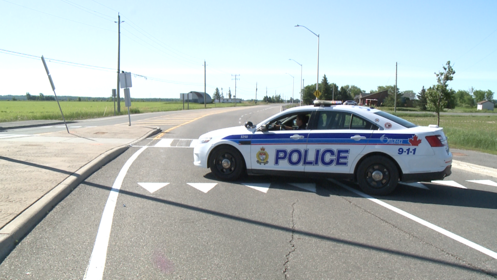 Crash at Trim and Wall roads in Orléans