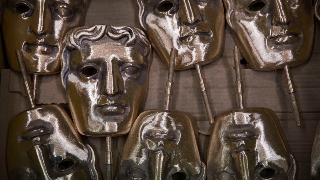 Bronze alloy masks for the BAFTAs