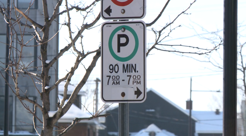 Timed parking limit Ottawa
