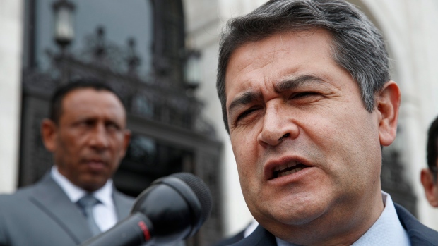 U.S. asks Honduras to arrest, extradite ex-President Hernandez
