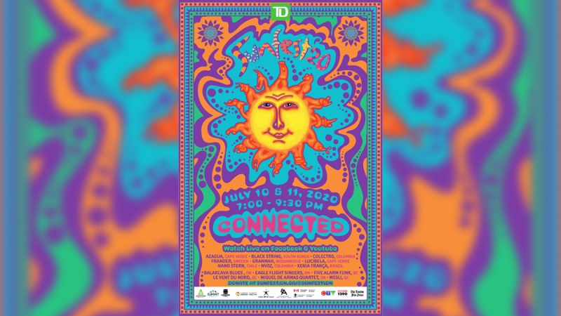 TD Sunfest 2020 virtual event poster