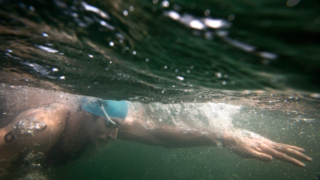 Argentina's Guillermo Bertola swims in 2015