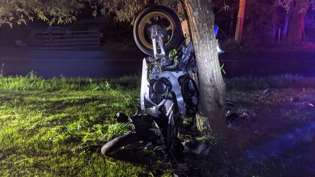 Saanich motorcycle crash