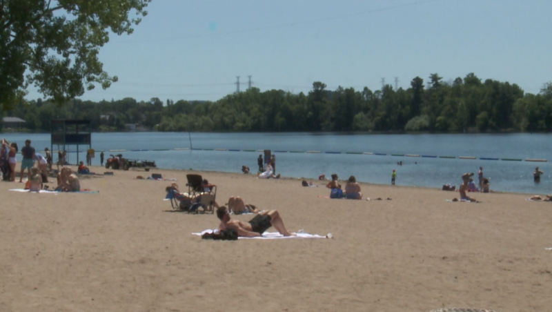 Ottawa beach summer hot weather