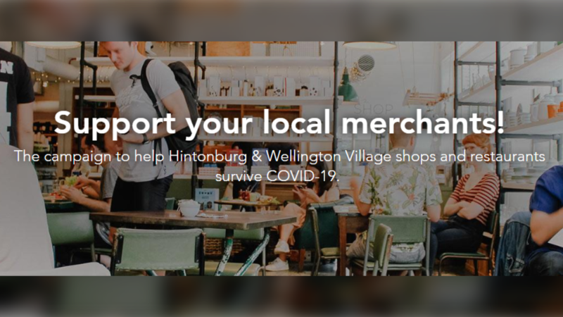 A crowdfunding campaign in support of local merchants in Wellington West and Hintonburg has raised nearly $30,000. (Photo: love.wellingtonwest.ca) 