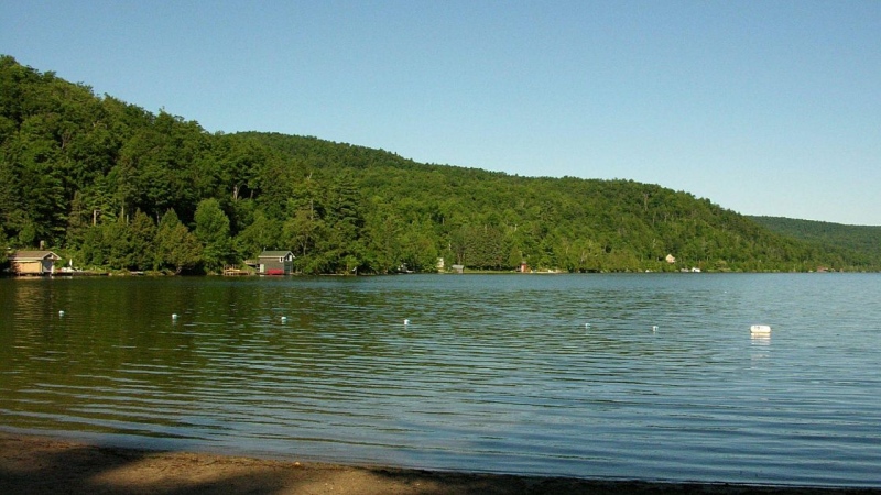 O'Brien Beach on Meech Lake reopened on Monday, along with several other Gatineau Park beaches. (National Capital Commission)