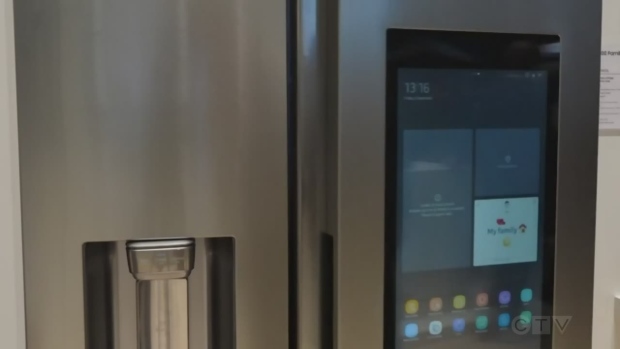 New refrigerator with smart technology and electronic interface. (CTV Northern Ontario)