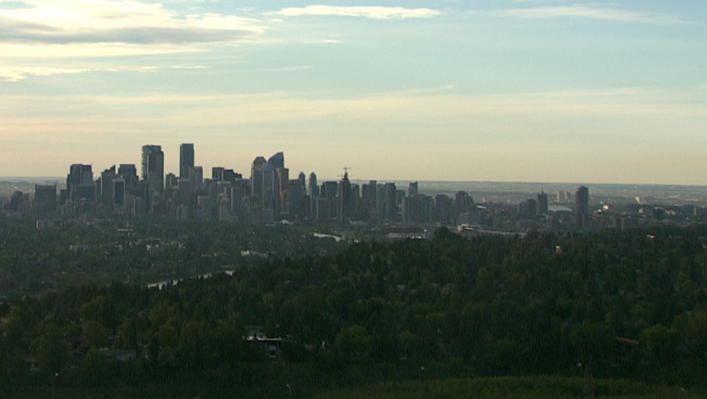 Calgary, weather, skyline, June 26