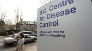 A sign at the BC Centre for Disease Control is seen in this photo from the BCCDC website.