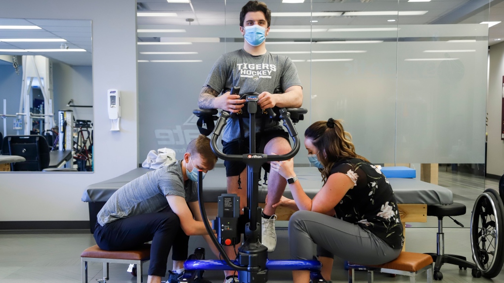 Ryan Straschnitzki, physio, spinal therapy