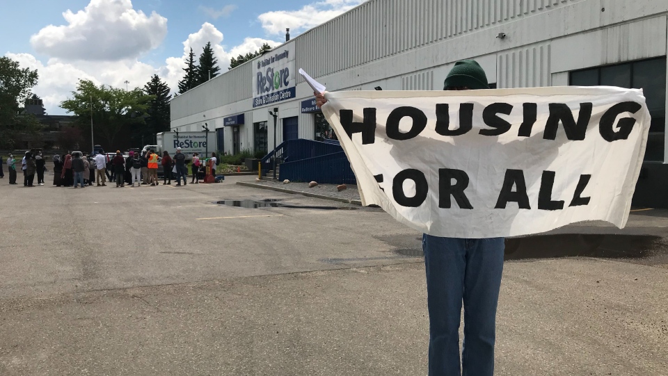 Habitat ReStore Protest
