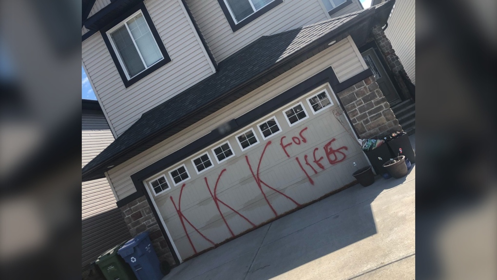 Skyview Ranch, vandalism, KKK, graffiti, hate