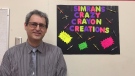 Delta teacher Elazar Reshef, who taught at Gray Elementary School, is seen in this social media image from December 2017. (Twitter/GrayLearners)