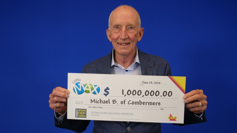 Lottery winner Michael Butt. (Photo: Ontario Lottery and Gaming Corporation)