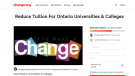 There is a growing online petition to reduce university tuition fees for this fall semester.