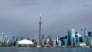 The Toronto skyline is pictured on Sunday, May 10, 2020. (THE CANADIAN PRESS / Frank Gunn)