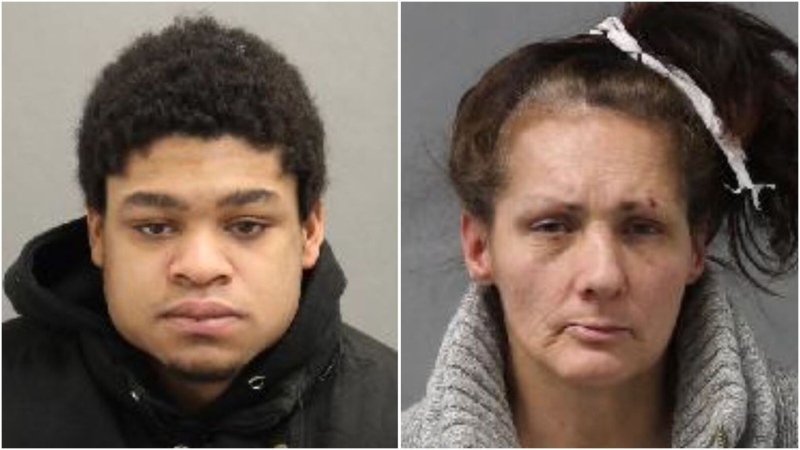 Toronto police are searching for Michael Lauder (left) and Karen Constantin (right) in connection with a shooting last week that left a man with life-threatening injuries. (Toronto Police Service)
