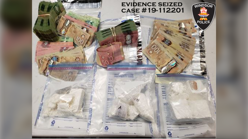 Windsor police seize 1,180 grams of cocaine and over 99,000 cash in drug trafficking investigation in Windsor, Ont. (courtesy Windsor police)