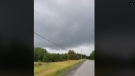 Environment Canada says a possible landspout tornado was reported near Almonte on Saturday. (Photo courtesy: Twitter: JasonWarnock84)