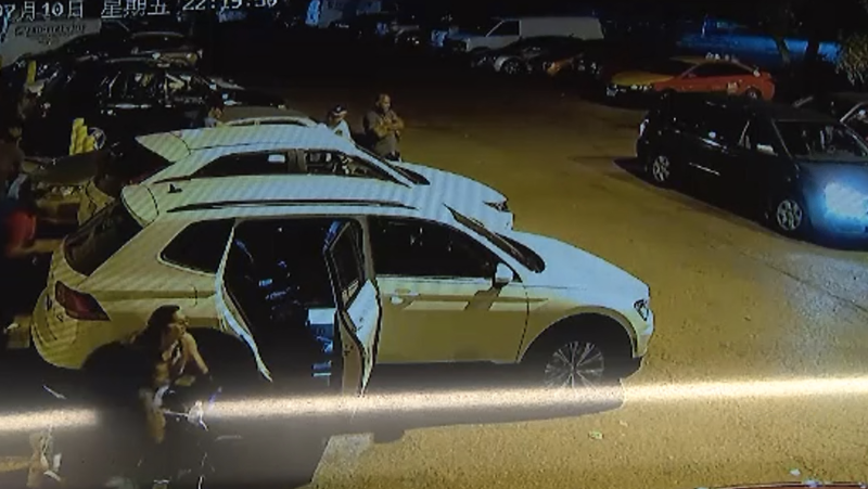 New surveillance video obtained by CTV News Toronto shows the moments leading up to a 'brazen' shooting at a parking lot near Jane and St. Clair on July 10.