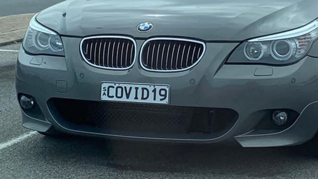 COVID19 licence plate