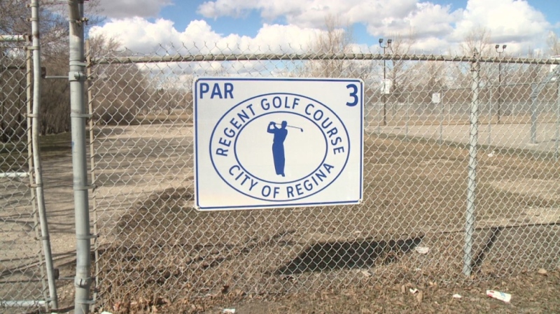 City crews will demolish the Regent Park golf course in Regina. (CTV Regina) 