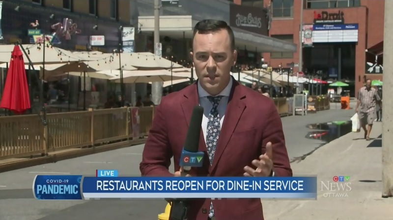 Restaurants reopen for dine-in service 