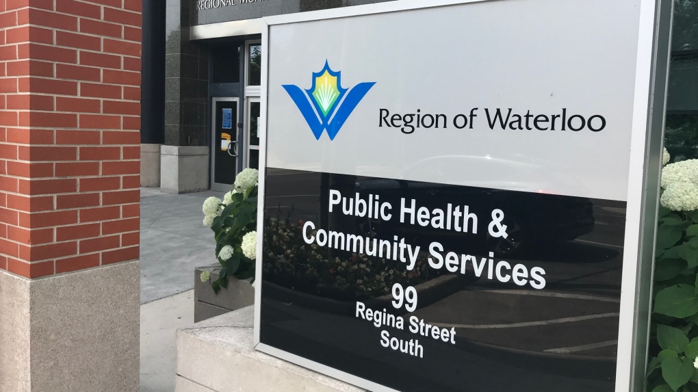 Region of Waterloo Public Health sign
