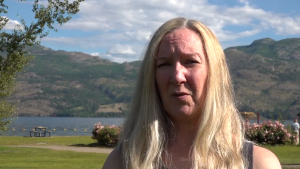 Fiona Read, alleges she was assaulted by an RCMP officer after leaving a New Year's Eve party, speaks to CTV News on Friday, July 17, 2020. 