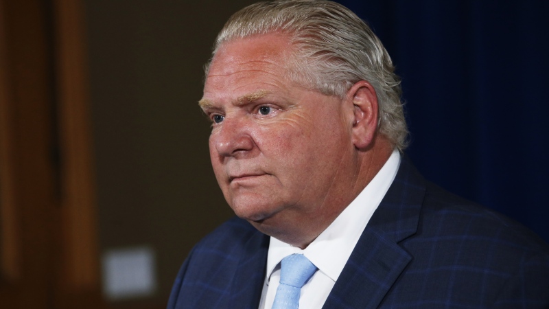 Ontario Premier Doug Ford is seen in this photo taken at Queen's Park. (The Canadian Press)