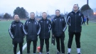 David Ravenhill (second from the right) is pictured: (Reynolds Centre for Soccer Excellence)