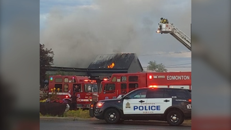 A fire at Diamonds Gentlemen's Club in the early morning of Thursday, July 23, 2020 is under investigation. (Brad Daniels)