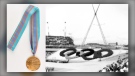 A gold medal won by Valeriy Medvedtsev in the biathlon relay event at the 1988 Winter Olympic Games sold at auction for $15,365 USD (RR Auction)
