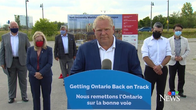 Ontario Premier Doug Ford on July 24, 2020 (CTV News)