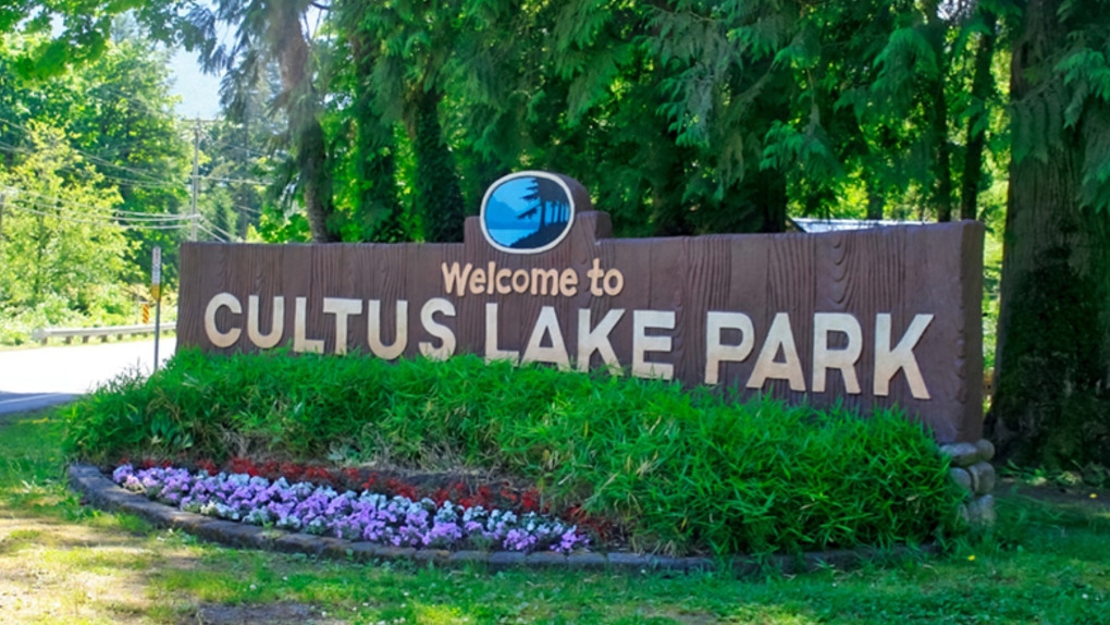 Cultus lake sign