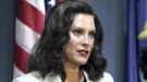 In a June 17, 2020, file photo provided by the Michigan Office of the Governor, Michigan's Democratic Gov. Gretchen Whitmer addresses the state during a speech in Lansing, Mich. Whitmer was unreceptive Tuesday, July 28, 2020. (Michigan Office of the Governor via AP, File)